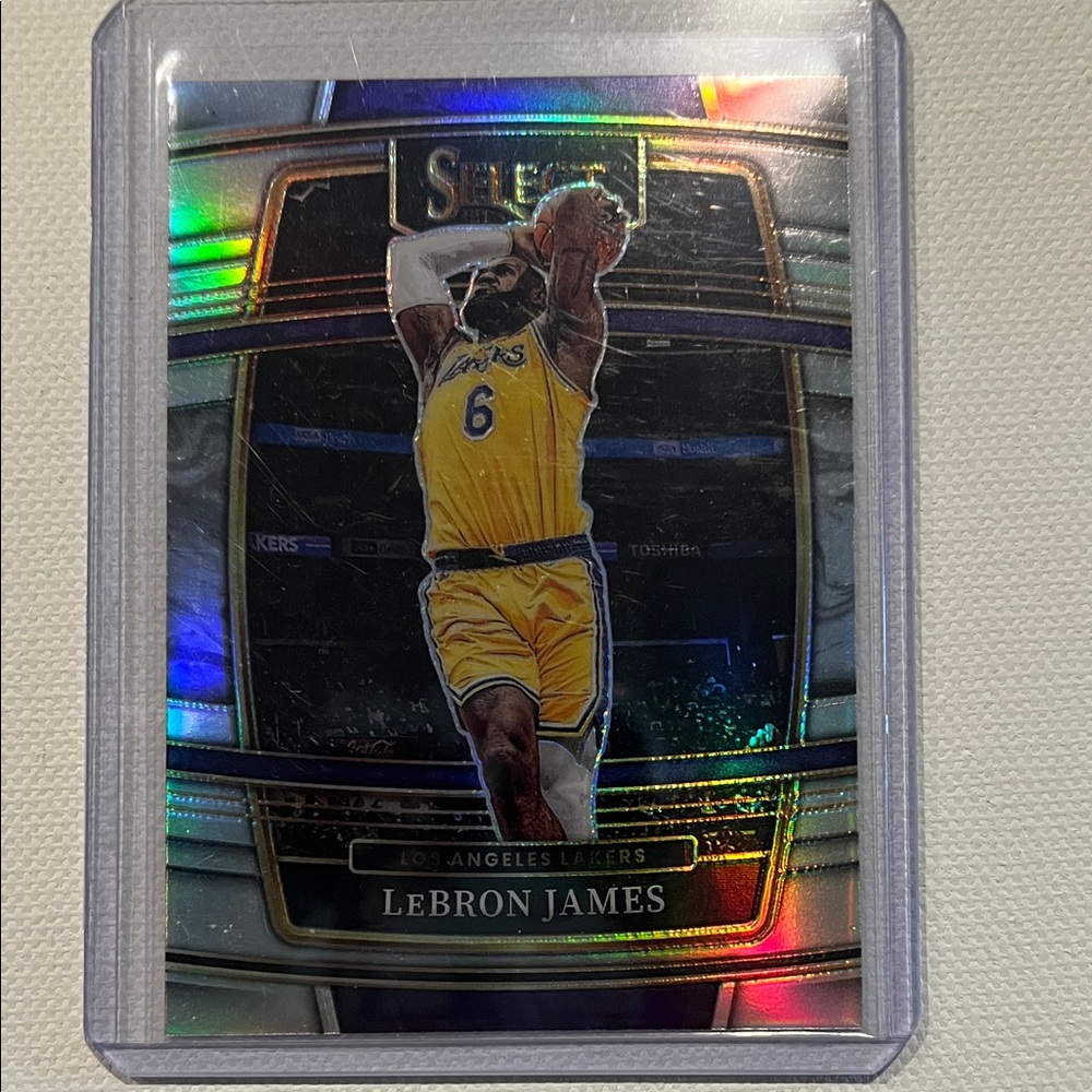 2021-22 LeBron James Panini Select Card - #100